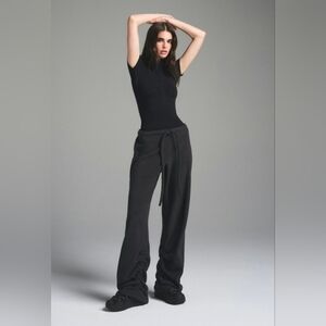 SKIMS Fleece Lounge Stacked Pant Oversized